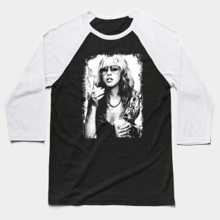 Stevie Nicks 80s 90s Vintage Distressed Baseball T-Shirt